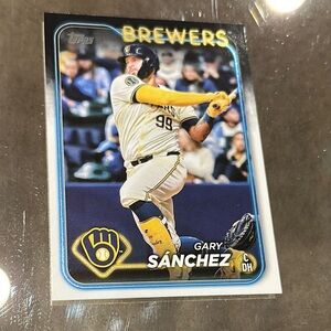 Topps Blue and Yellow Card Game - Brewers Edition